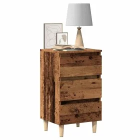 Mesita de noche madera de ingeniería envejecida 40x35x69 cm by , Nightstands - Ref: Foro24-856420, Price: 61,86 €, Discount: %