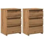 Mesitas noche 2uds madera ingeniería roble artisan 40x35x62,5cm de , Mesitas de noche - Ref: Foro24-856525, Precio: 108,48 €,...