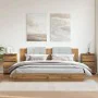Mesitas noche 2uds madera ingeniería roble artisan 40x35x62,5cm de , Mesitas de noche - Ref: Foro24-856525, Precio: 108,48 €,...