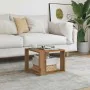 Mesa de centro madera de ingeniería roble artisan 40x40x30 cm de , Mesas de centro - Ref: Foro24-856495, Precio: 30,32 €, Des...