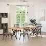 Patas para mesa comedor forma X 2uds acero negro 90x(72-73) cm de , Patas para mesas - Ref: Foro24-4012924, Precio: 62,75 €, ...