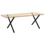 Patas para mesa comedor forma X 2uds acero negro 90x(72-73) cm de , Patas para mesas - Ref: Foro24-4012924, Precio: 62,75 €, ...