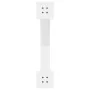 Patas para mesa de comedor en forma de X 3 uds acero blanco de , Patas para mesas - Ref: Foro24-4012993, Precio: 156,10 €, De...