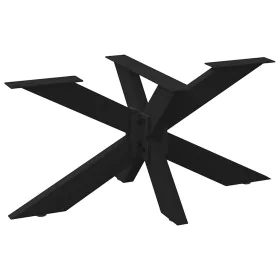 Pata de mesa de centro en forma de araña negra 98x58x(42-43) cm de , Patas para mesas - Ref: Foro24-4013108, Precio: 201,42 €...