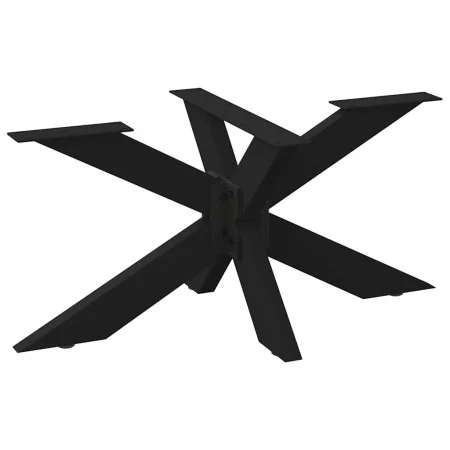 Pata de mesa de centro en forma de araña negra 98x58x(42-43) cm de , Patas para mesas - Ref: Foro24-4013108, Precio: 201,42 €...