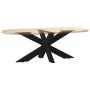 Pata de mesa de centro en forma de araña negra 98x58x(42-43) cm de , Patas para mesas - Ref: Foro24-4013108, Precio: 201,42 €...