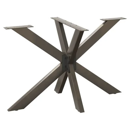 Pata mesa comedor forma araña natural 120x68x(72-73) cm acero de , Patas para mesas - Ref: Foro24-4013115, Precio: 143,40 €, ...