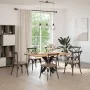 Pata de mesa comedor forma araña negra 85x85x(72-73) cm acero de , Patas para mesas - Ref: Foro24-4013120, Precio: 161,32 €, ...