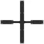 Pata de mesa comedor forma araña negra 85x85x(72-73) cm acero de , Patas para mesas - Ref: Foro24-4013120, Precio: 161,32 €, ...