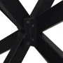Pata de mesa comedor forma araña negra 85x85x(72-73) cm acero de , Patas para mesas - Ref: Foro24-4013120, Precio: 161,32 €, ...