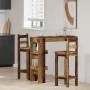 Mesa de bar de pared madera contrachapada envejecida de , Mesas de cocina y de comedor - Ref: Foro24-856860, Precio: 60,34 €,...