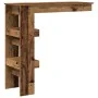 Mesa de bar de pared madera contrachapada envejecida de , Mesas de cocina y de comedor - Ref: Foro24-856860, Precio: 60,34 €,...