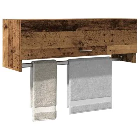Armario de madera contrachapada envejecida 100x32,5x35 cm de , Armarios roperos - Ref: Foro24-856616, Precio: 51,44 €, Descue...