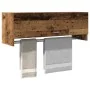 Armario de madera contrachapada envejecida 100x32,5x35 cm de , Armarios roperos - Ref: Foro24-856616, Precio: 51,44 €, Descue...