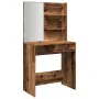 Tocador con espejo envejecida 74,5x40x141 cm de , Mesas - Ref: Foro24-857007, Precio: 88,95 €, Descuento: %