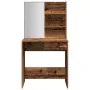 Tocador con espejo envejecida 74,5x40x141 cm de , Mesas - Ref: Foro24-857007, Precio: 88,95 €, Descuento: %