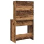 Tocador con espejo envejecida 74,5x40x141 cm de , Mesas - Ref: Foro24-857007, Precio: 88,95 €, Descuento: %