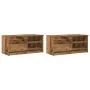 Muebles para TV 2 uds madera contrachapada envejecida de , Muebles TV - Ref: Foro24-856855, Precio: 84,49 €, Descuento: %