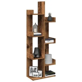 Armario de libros madera contrachapada envejecida 48x25,5x140cm by , Bookcases and shelves - Ref: Foro24-856694, Price: 54,91...
