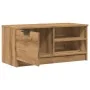 Muebles para TV 2 uds madera roble artisan 80x35x36,5 cm de , Muebles TV - Ref: Foro24-856857, Precio: 84,49 €, Descuento: %