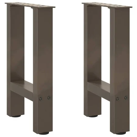 Patas para mesa de centro de acero natural 2 uds 38x(42-43) cm de , Patas para mesas - Ref: Foro24-4013279, Precio: 56,43 €, ...