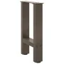 Patas para mesa de centro de acero natural 2 uds 38x(42-43) cm de , Patas para mesas - Ref: Foro24-4013279, Precio: 56,43 €, ...
