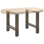 Patas para mesa de centro de acero natural 2 uds 60x(42-43) cm de , Patas para mesas - Ref: Foro24-4013287, Precio: 64,29 €, ...