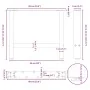 Patas para mesa de centro de acero natural 2 uds 60x(42-43) cm de , Patas para mesas - Ref: Foro24-4013287, Precio: 64,29 €, ...