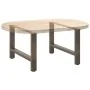 Patas para mesa de centro de acero natural 2 uds 70x(42-43) cm de , Patas para mesas - Ref: Foro24-4013291, Precio: 67,81 €, ...