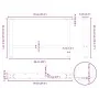 Patas para mesa de centro de acero natural 2 uds 70x(42-43) cm de , Patas para mesas - Ref: Foro24-4013291, Precio: 67,81 €, ...
