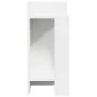 Mesas auxiliares 2 uds con estante blanco 25,5x27x60 cm by , Side tables - Ref: Foro24-858543, Price: 37,38 €, Discount: %