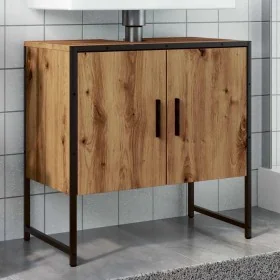 Mueble de lavabo de baño madera roble artisan 60x33x60 cm by , bathroom vanities - Ref: Foro24-857703, Price: 58,07 €, Discou...