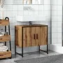 Mueble de lavabo de baño madera roble artisan 60x33x60 cm de , Tocadores de baño - Ref: Foro24-857703, Precio: 58,07 €, Descu...