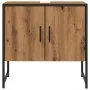 Mueble de lavabo de baño madera roble artisan 60x33x60 cm de , Tocadores de baño - Ref: Foro24-857703, Precio: 58,07 €, Descu...