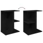 Mesitas de noche 2 uds madera de ingeniería roble negro de , Mesitas de noche - Ref: Foro24-858653, Precio: 59,07 €, Descuent...