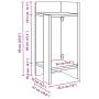Mesas auxiliares 2 uds con estante marrón roble 25,5x27x60 cm by , Side tables - Ref: Foro24-858555, Price: 40,84 €, Discount: %