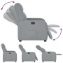 Sillón reclinable de tela gris claro de , Sillones - Ref: Foro24-4015522, Precio: 156,27 €, Descuento: %