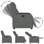 Sillón reclinable eléctrico de tela gris oscuro de , Sillones - Ref: Foro24-3302953, Precio: 245,80 €, Descuento: %