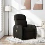 Sillón reclinable de masaje de tela negro de , Sillones - Ref: Foro24-4015534, Precio: 183,46 €, Descuento: %