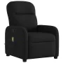 Sillón reclinable de masaje de tela negro de , Sillones - Ref: Foro24-4015534, Precio: 183,46 €, Descuento: %