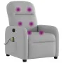 Sillón de masaje reclinable de tela gris nube de , Sillones - Ref: Foro24-4015541, Precio: 198,79 €, Descuento: %
