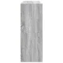 Zapateros 2 uds apilables gris sonoma 89,5x30x40 cm de , Organizadores de vestidores y perchas de barra - Ref: Foro24-858850,...