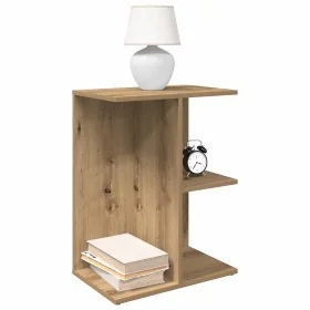 Mesita de noche madera ingeniería artesanal roble 46,5x29x61 cm de , Mesitas de noche - Ref: Foro24-858666, Precio: 35,15 €, ...