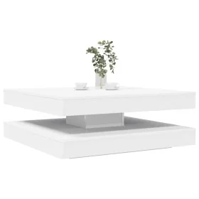 Mesa de centro giratoria 360 grados blanco 90x90x34,5 cm de , Mesas de centro - Ref: Foro24-3321351, Precio: 128,78 €, Descue...
