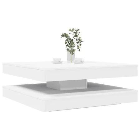Mesa de centro giratoria 360 grados blanco 90x90x34,5 cm de , Mesas de centro - Ref: Foro24-3321351, Precio: 128,78 €, Descue...