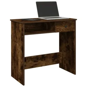 Escritorio de madera contrachapada roble ahumado 80x40x75 cm by , Desks - Ref: Foro24-860476, Price: 61,32 €, Discount: %
