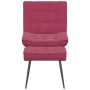 Sillón de relax con reposapiés terciopelo rojo tinto von , Stühle - Ref: Foro24-4012331, Preis: 88,90 €, Rabatt: %