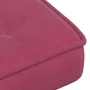Sillón de relax con reposapiés terciopelo rojo tinto von , Stühle - Ref: Foro24-4012331, Preis: 88,90 €, Rabatt: %
