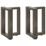 Patas de mesa centro forma T 2uds acero natural 38x25x(42-43)cm de , Patas para mesas - Ref: Foro24-4013027, Precio: 79,59 €,...