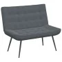 Banco de terciopelo gris oscuro 110x74x84 cm de , Bancos - Ref: Foro24-4012338, Precio: 203,56 €, Descuento: %
